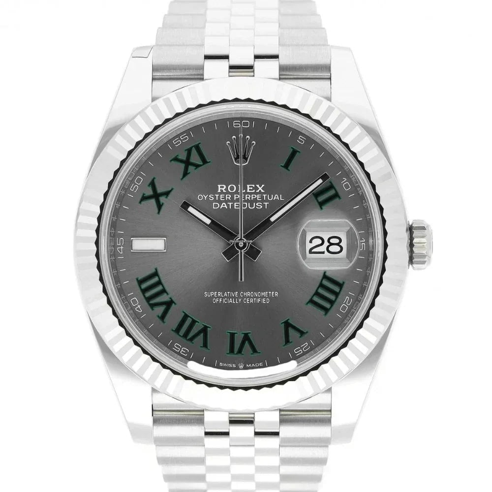 Datejust Grey Dial Wimbledon 41mm